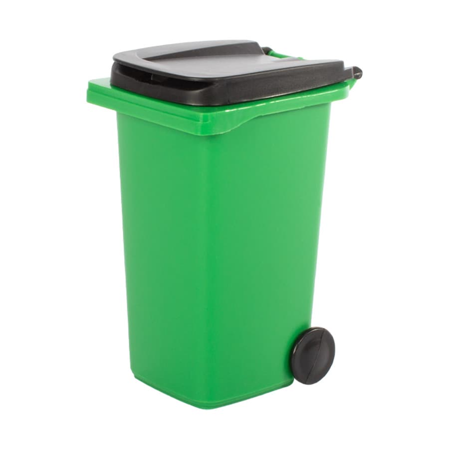 Mini Basurero Verde de Sobremesa - imagen 4