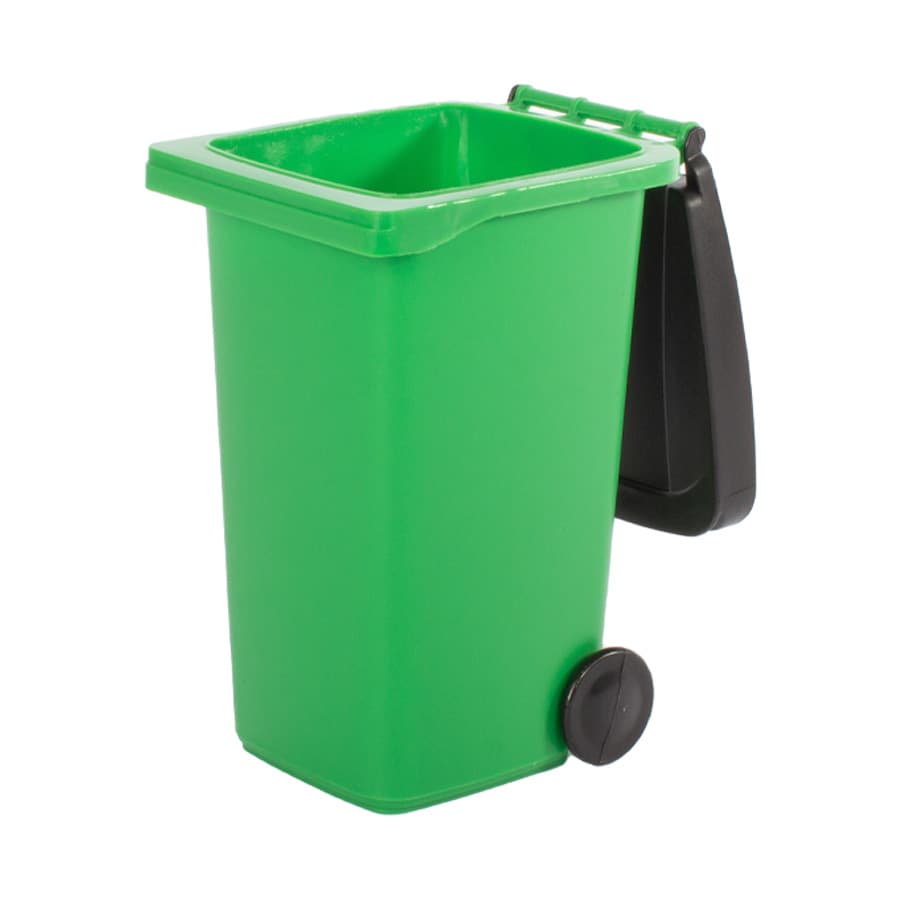Mini Basurero Verde de Sobremesa - imagen 5