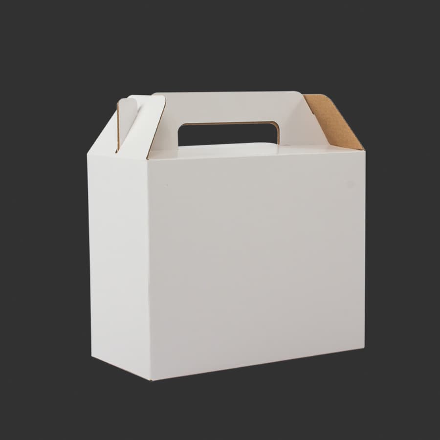 Caja autoarmable con asas, 25x20x12 cm - imagen 3