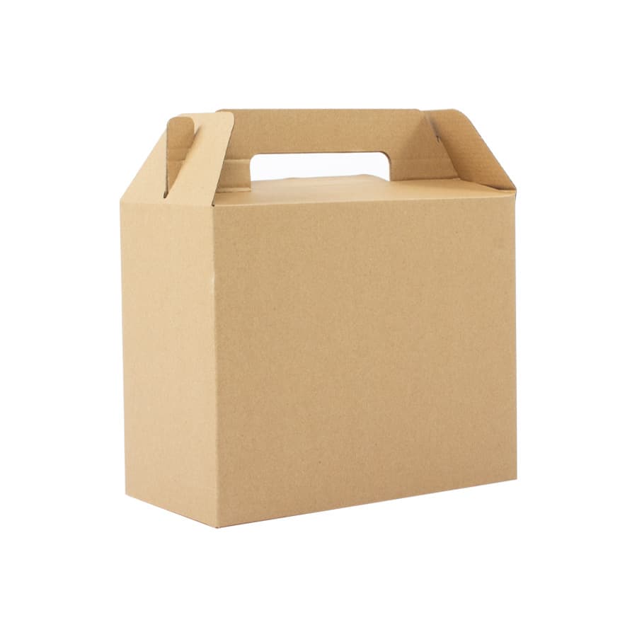 Caja autoarmable con asas, 25x20x12 cm - imagen 4