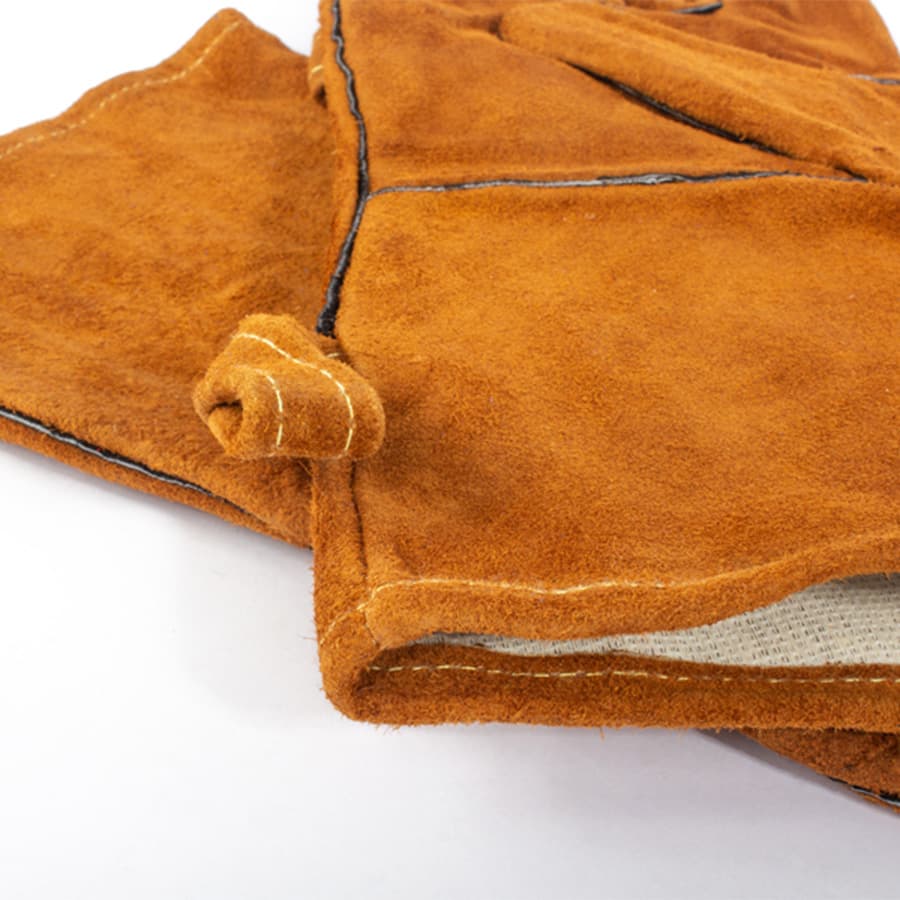 Par de Guantes de Cuero Gamuza - imagen 4