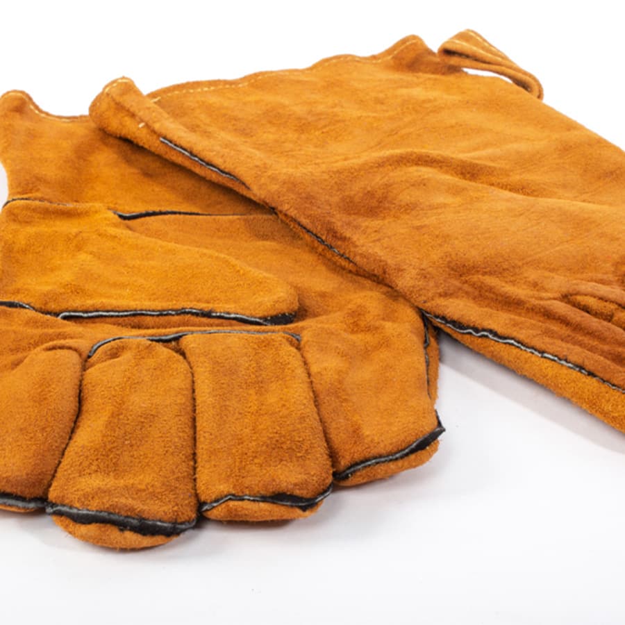 Par de Guantes de Cuero Gamuza - imagen 3