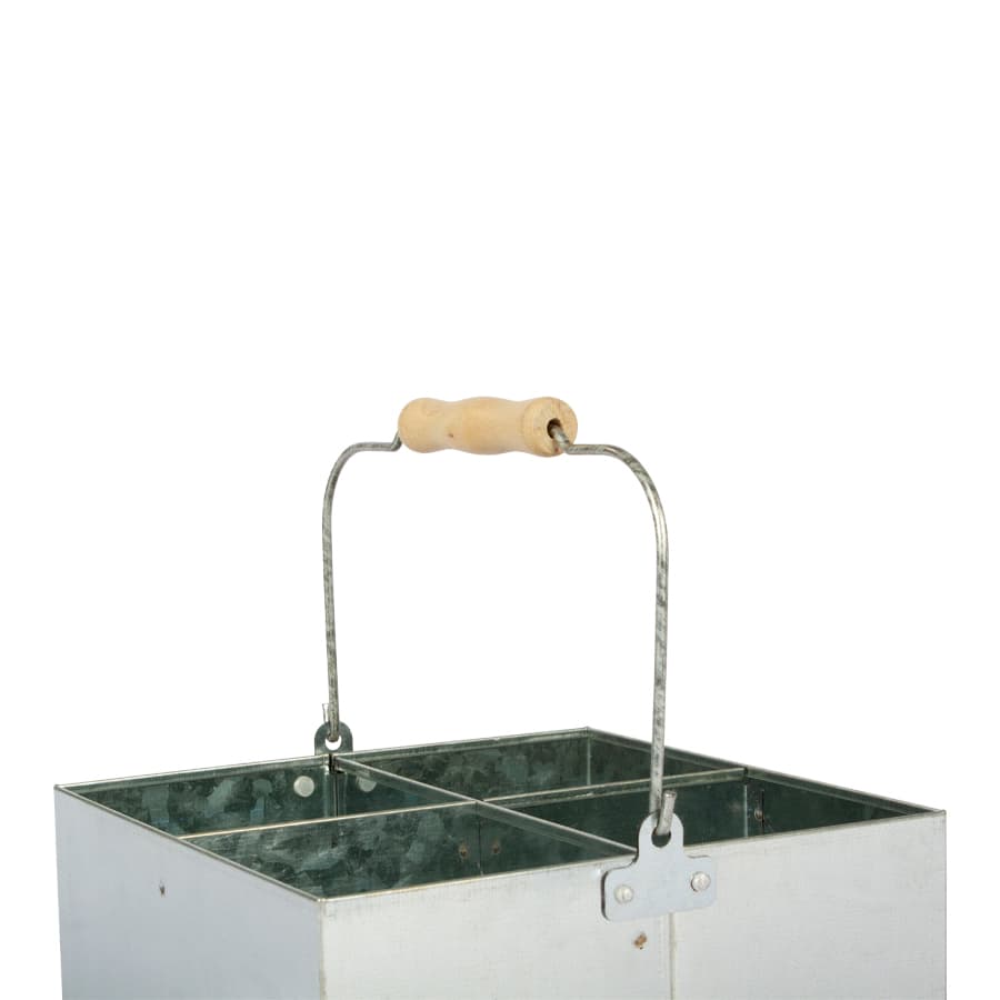 Canasto Galvanizado con mango - imagen 3