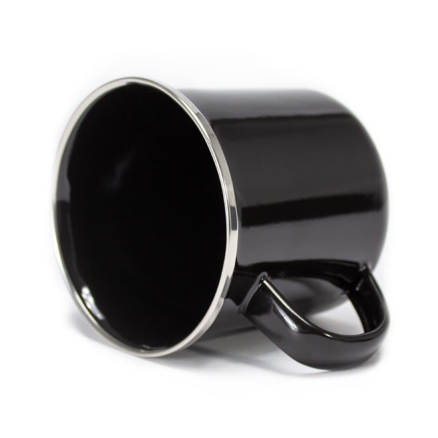 Tazón Enlozado Negro 350ml - imagen 3