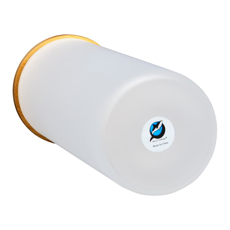 Botella Vidrio Borosilicato Sublimación, tapa Bamboo 500cc - imagen 4