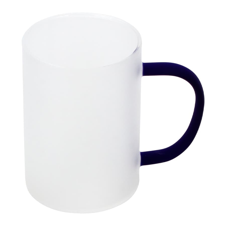 Tazón Vidrio Empavonado 330cc Sublimación, asa color. - imagen 8