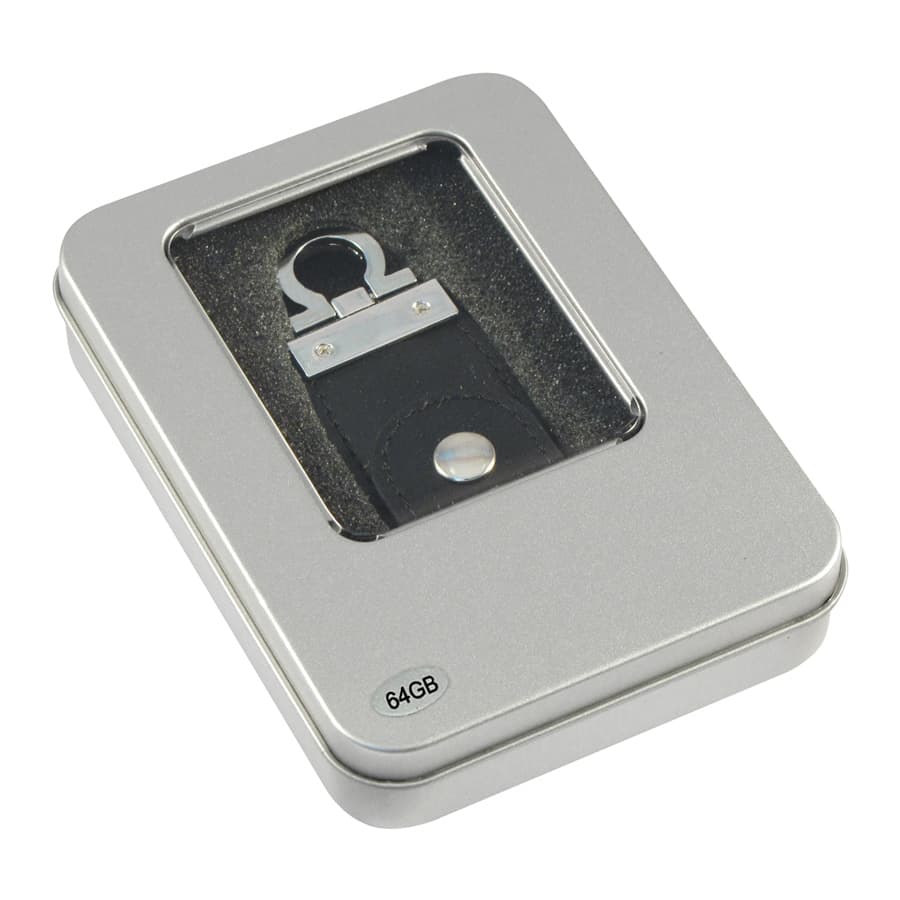 USB Pendrive 64GB Llavero de Eco-cuero - imagen 4