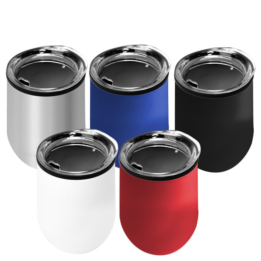 Mug metálico/plástico «SYNNA» 350cc