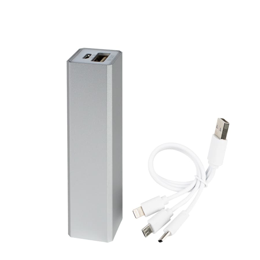 Cargador Power Bank metálico 2200mAh