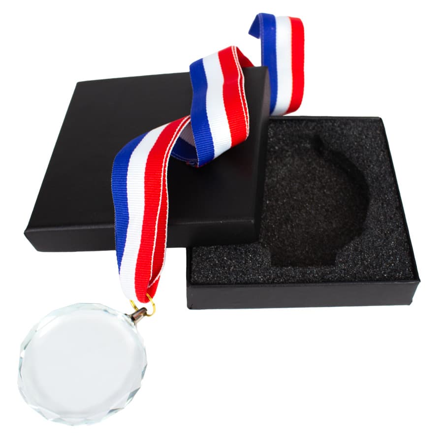 Medalla Cristal «Diamond» con cinta tricolor - imagen 5