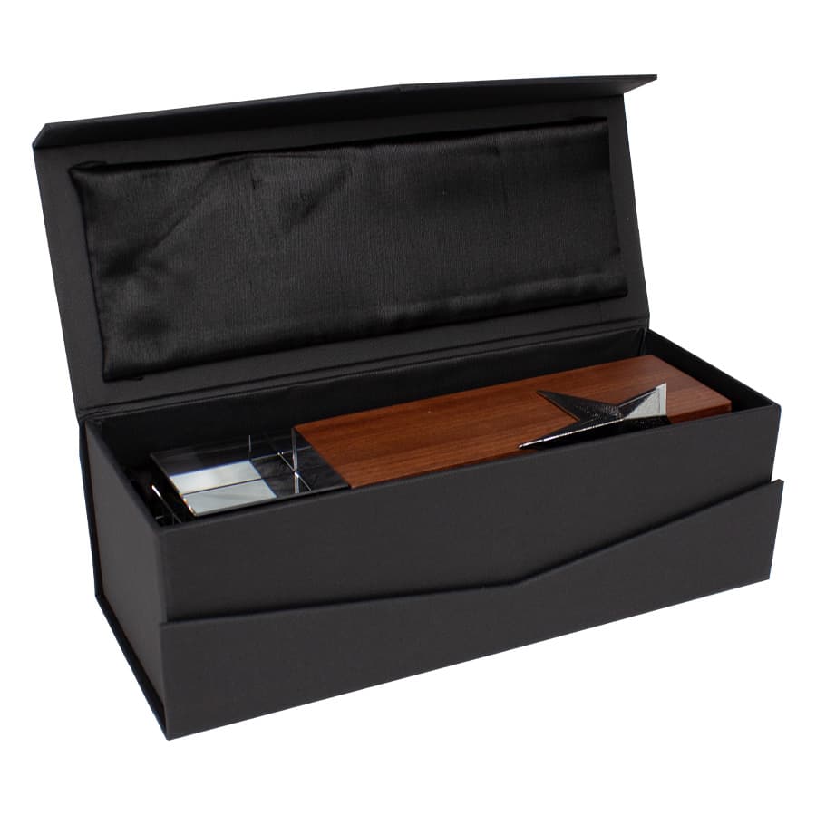 Trofeo de Madera y Cristal «Silver Star» - imagen 4