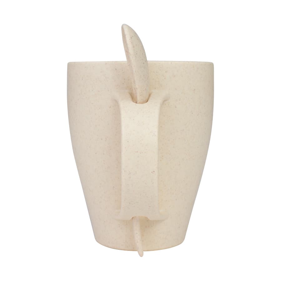 Mug de caña de Trigo con Cuchara 400cc - imagen 8