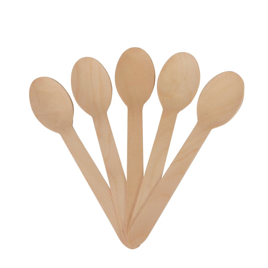 Bolsa con 100 cucharas de madera de Abedul - imagen 3