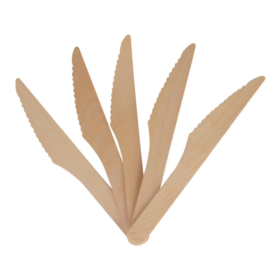 Bolsa con 100 cuchillos de madera de Abedul - imagen 3