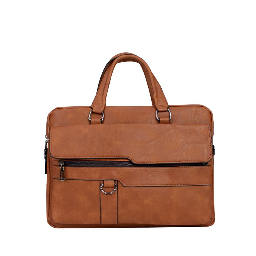 Maletín ejecutivo porta-notebook de Eco-cuero «BRONSON» 6.5L