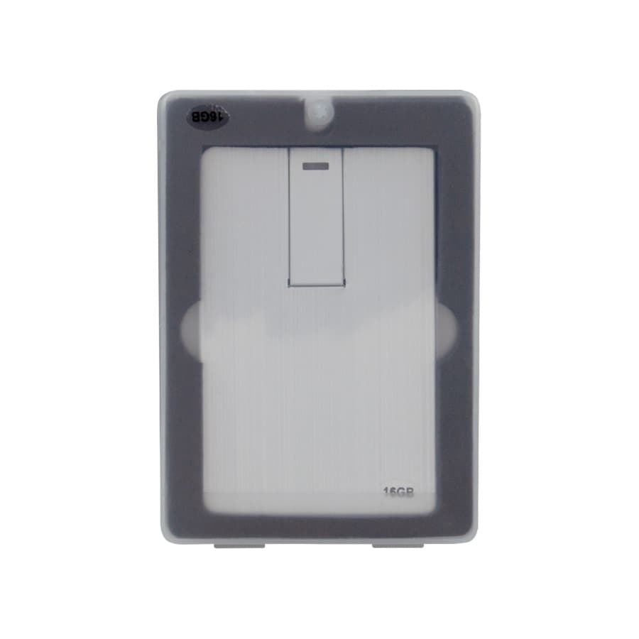 USB Pendrive 16GB Credit Card plateado. - imagen 4