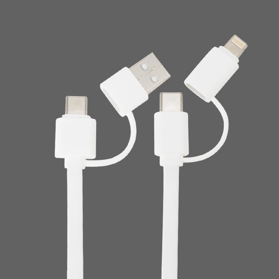 Connect Multicargador Retráctil 4 en 1 de ABS/Bamboo - imagen 7