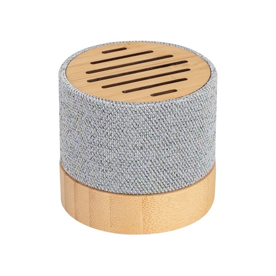 Parlante Altavoz de Bamboo y tela RPET «TRUE» - imagen 3