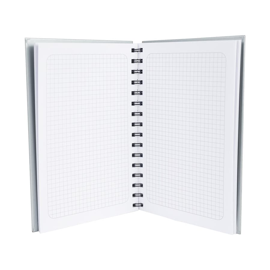 Cuaderno matemáticas tapa dura plateada. - imagen 4