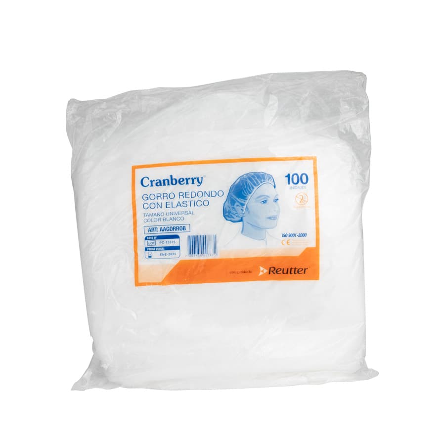 Set de 100 cofias (gorros) desechables de 20g/m2 - imagen 2