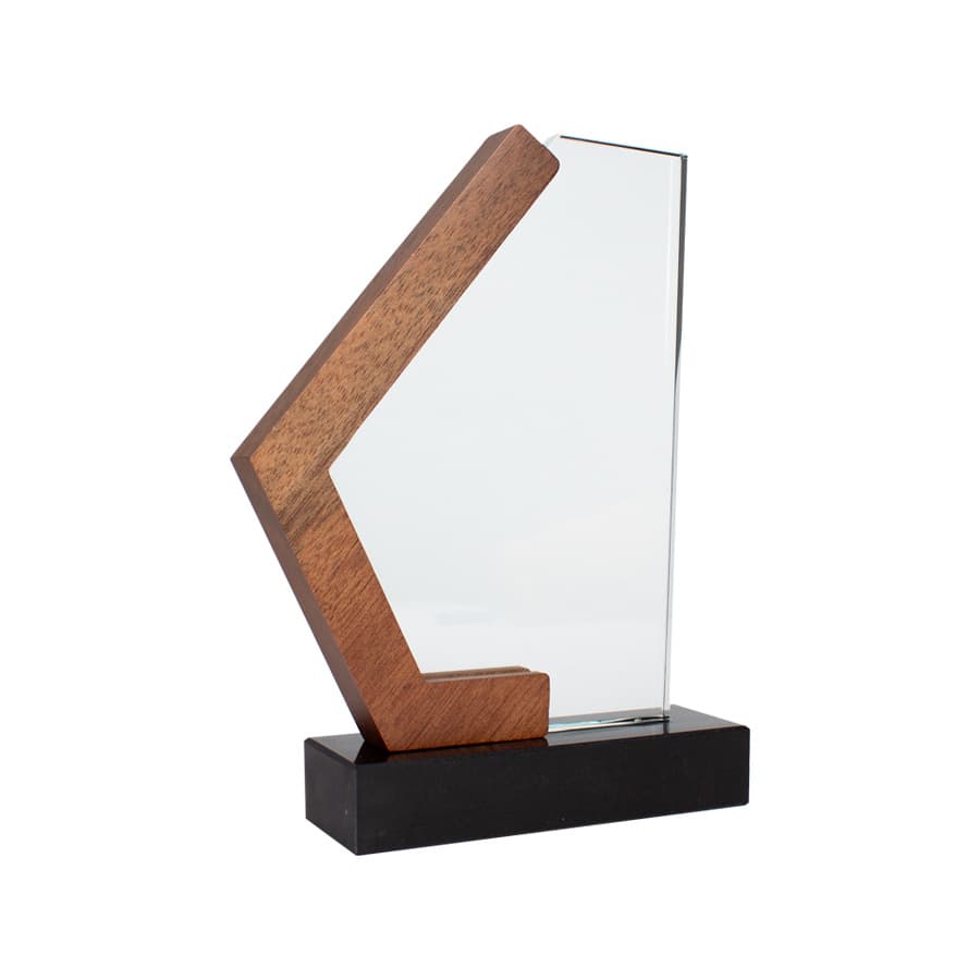 Trofeo Galvano de Madera, Mármol y Cristal «Mercx» - imagen 3