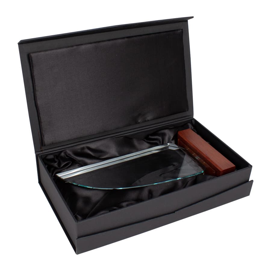 Trofeo Galvano de Madera y Cristal «Sail» - imagen 4