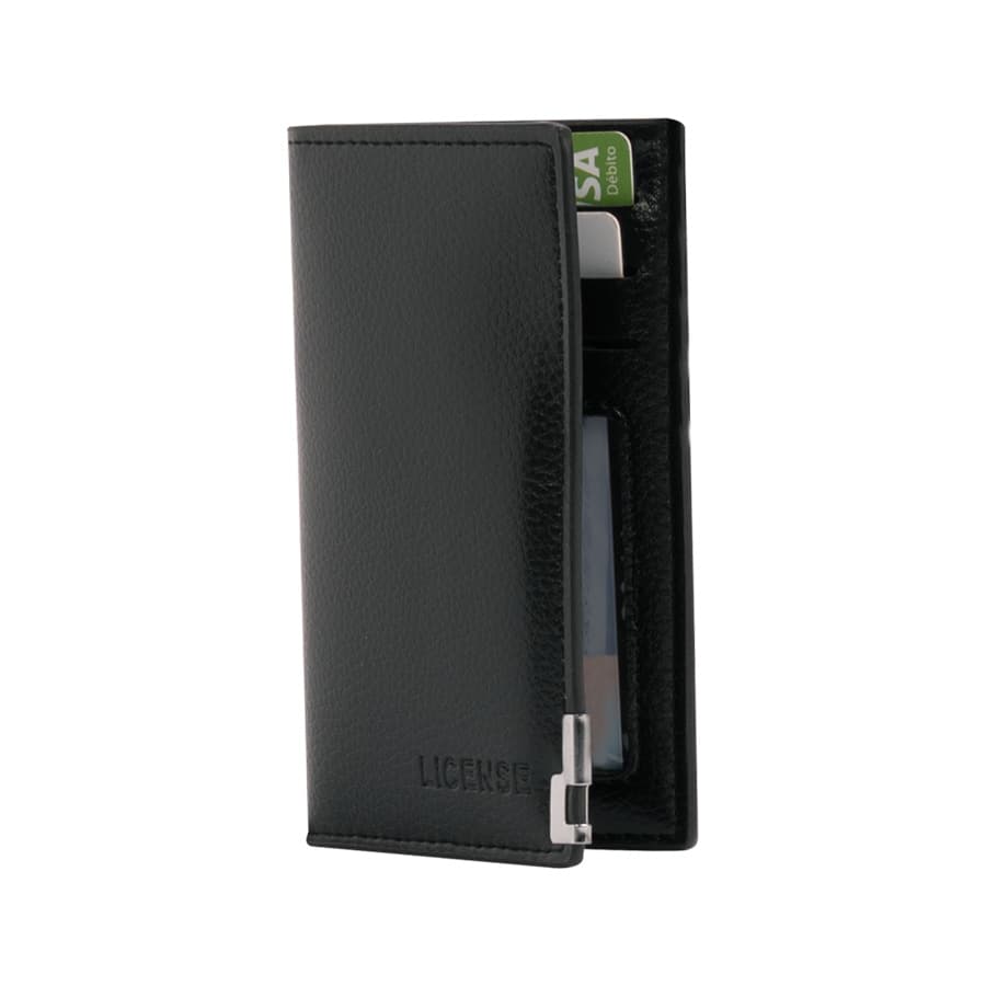 Porta-Tarjetas vertical de Eco-Cuero «LICENSE» - imagen 3