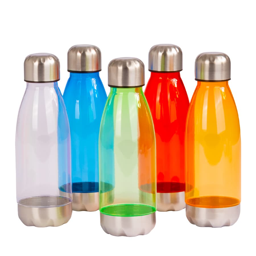 Botella plástica tapa Acero Inoxidable «AS» 500cc