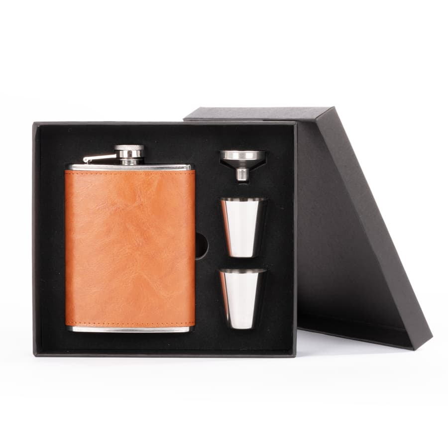 Set Petaca + Vasitos «OXFORD»