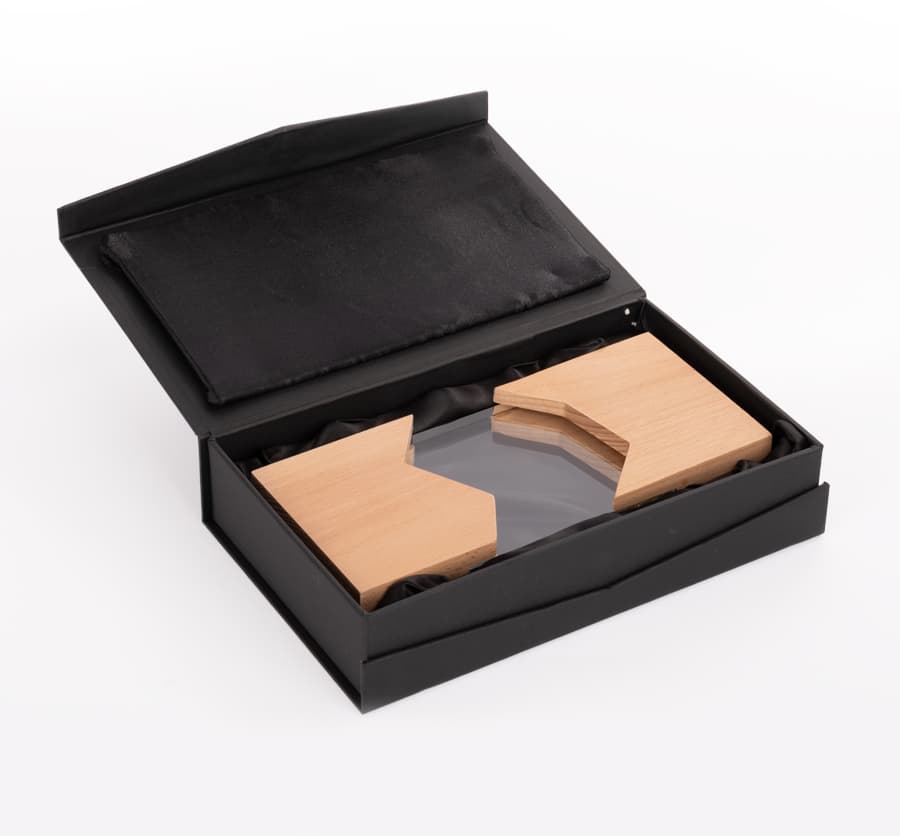 Trofeo Galvano de Madera y Cristal «Steven» - imagen 3