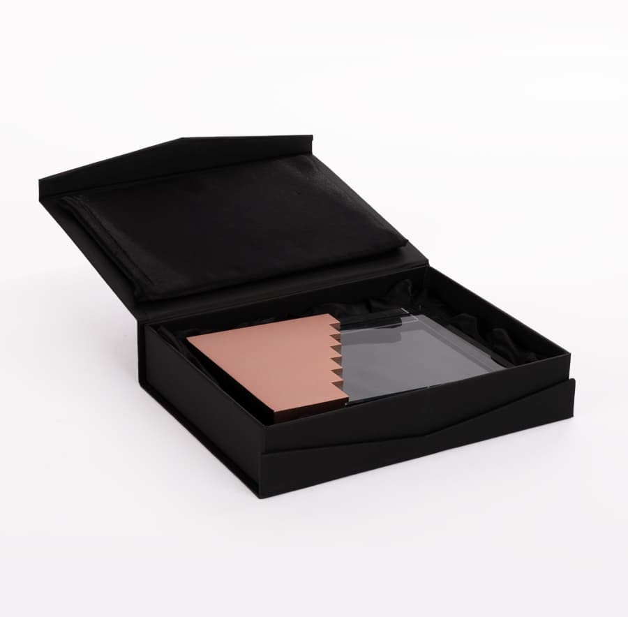 Trofeo de Acero Encobrizado y Cristal «Ladder» - imagen 3