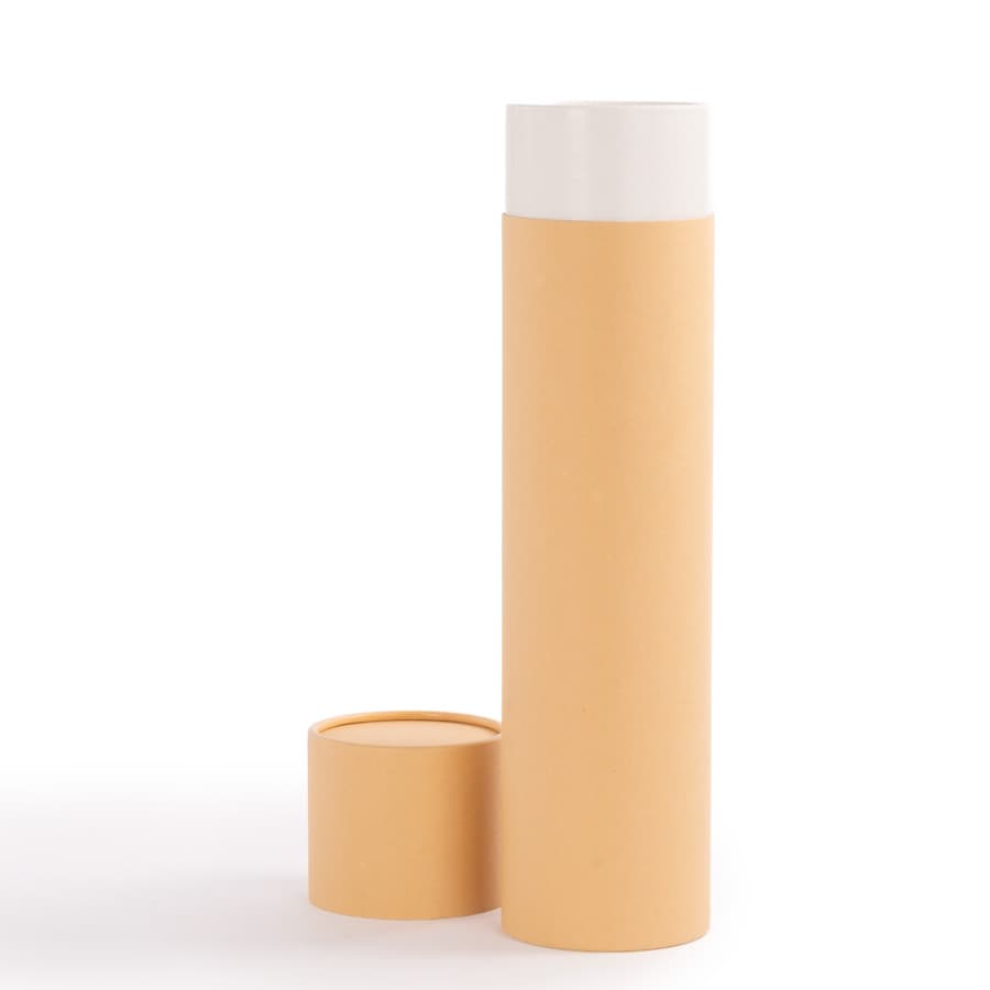 Caja tubular grande de cartón con tapa, para regalos. 2L - imagen 2