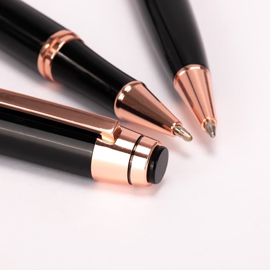 Set de Escritura «THORTON» negro con detalles encobrizados. - imagen 9