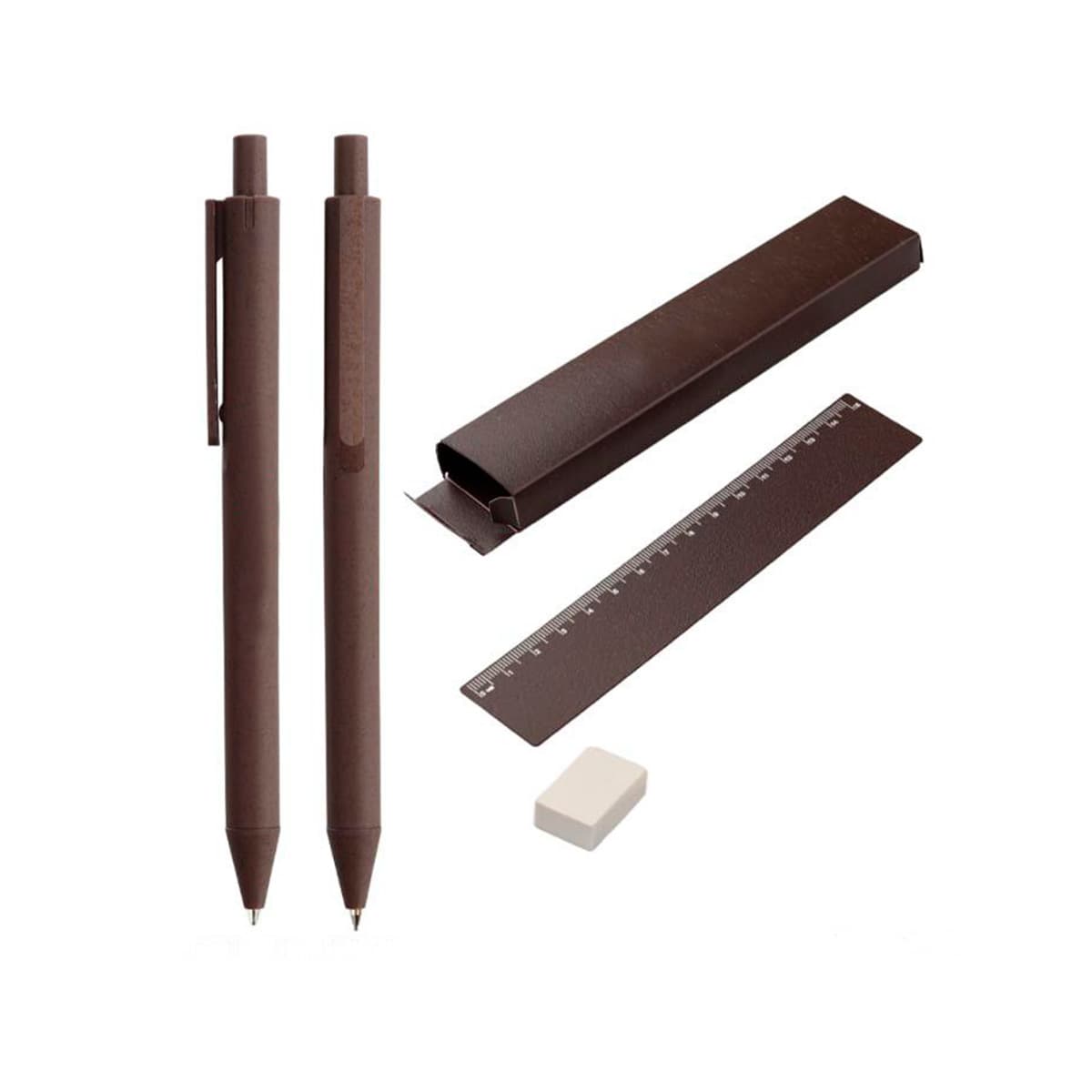 Set MINAS GERAIS: Bolígrafo, Regla, Goma de borrar y Caja - imagen 2