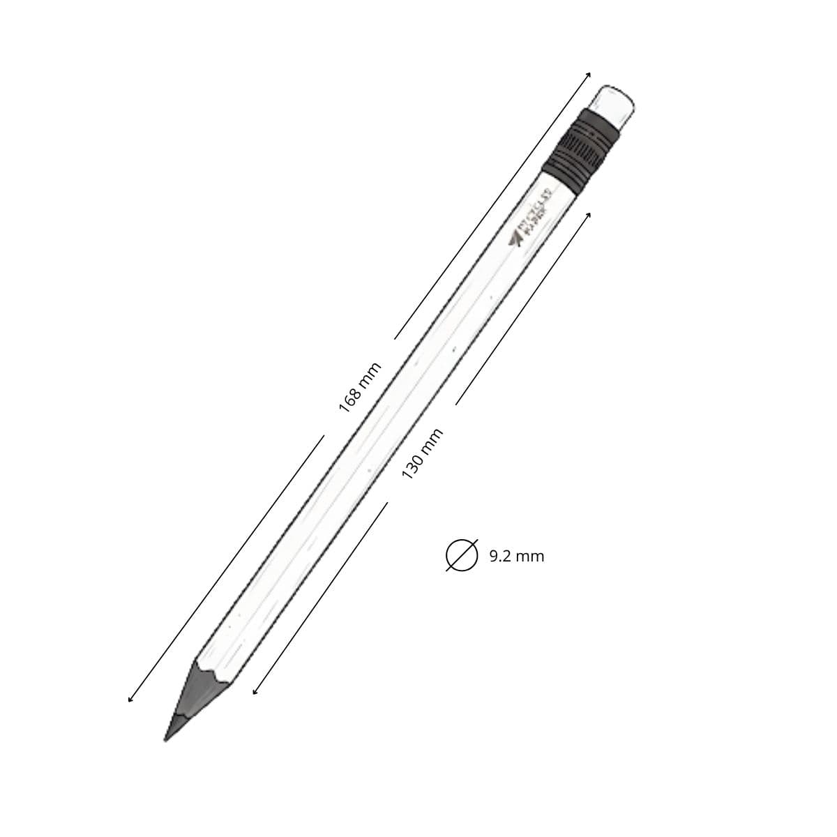 Lápiz grafito UBUD con goma de borrar - imagen 5