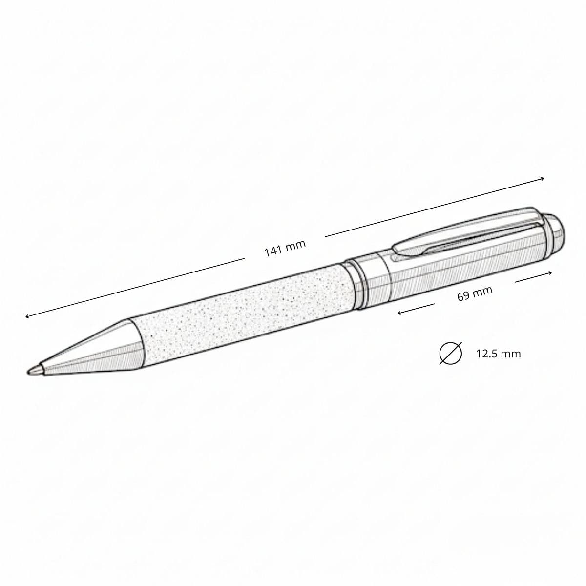 Bolígrafo de acero MENDOZA - imagen 6