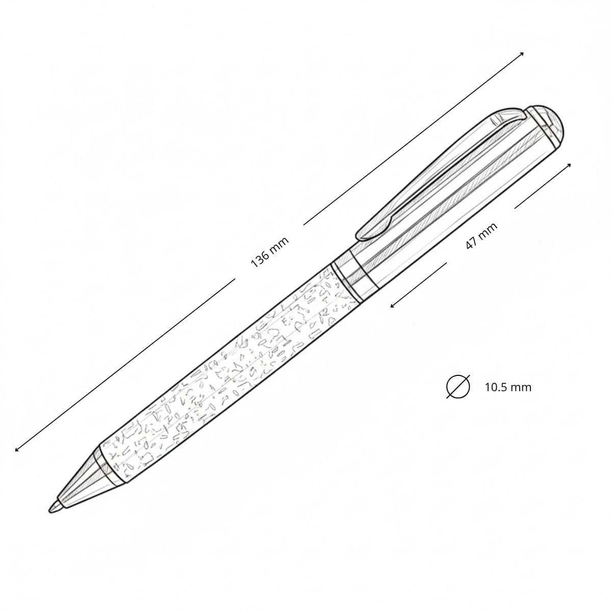 Bolígrafo de acero JODHPUR - imagen 6