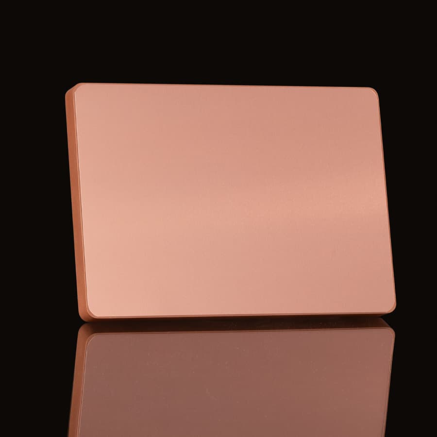 Placa Galvano encobrizado «BLOCK»