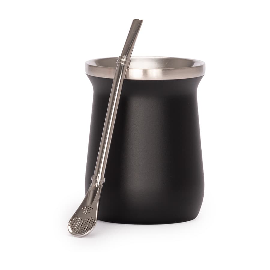 Vaso Térmico metálico «MATE» 300ml. con Bombilla - imagen 9