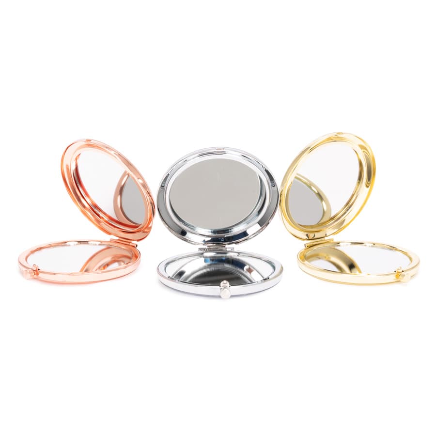 Espejo metálico doble con aumento «BARDOT».