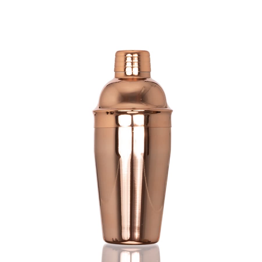 Coctelera metálica encobrizada «COPPER» 500cc