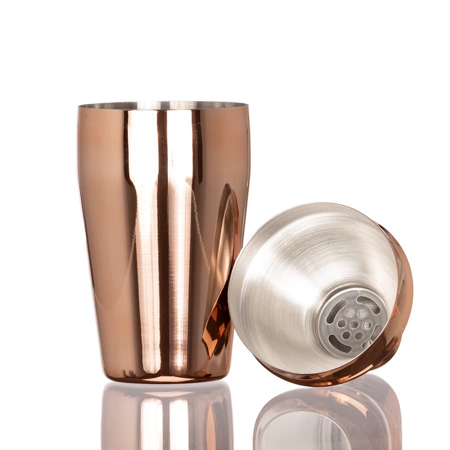 Coctelera metálica encobrizada «COPPER» 500cc - imagen 3
