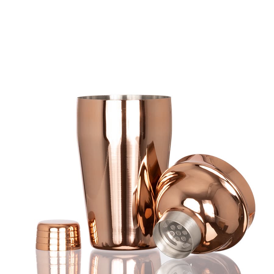 Coctelera metálica encobrizada «COPPER» 500cc - imagen 4