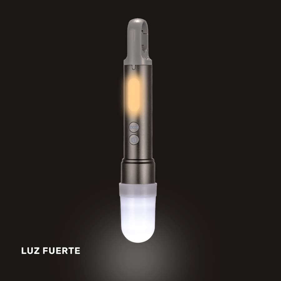 USB Linterna Táctica y lámpara recargable «HOOK» 15-en-1 - imagen 12