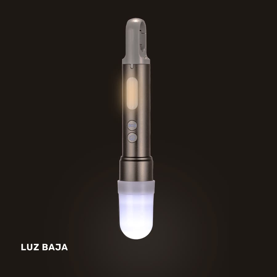 USB Linterna Táctica y lámpara recargable «HOOK» 15-en-1 - imagen 10