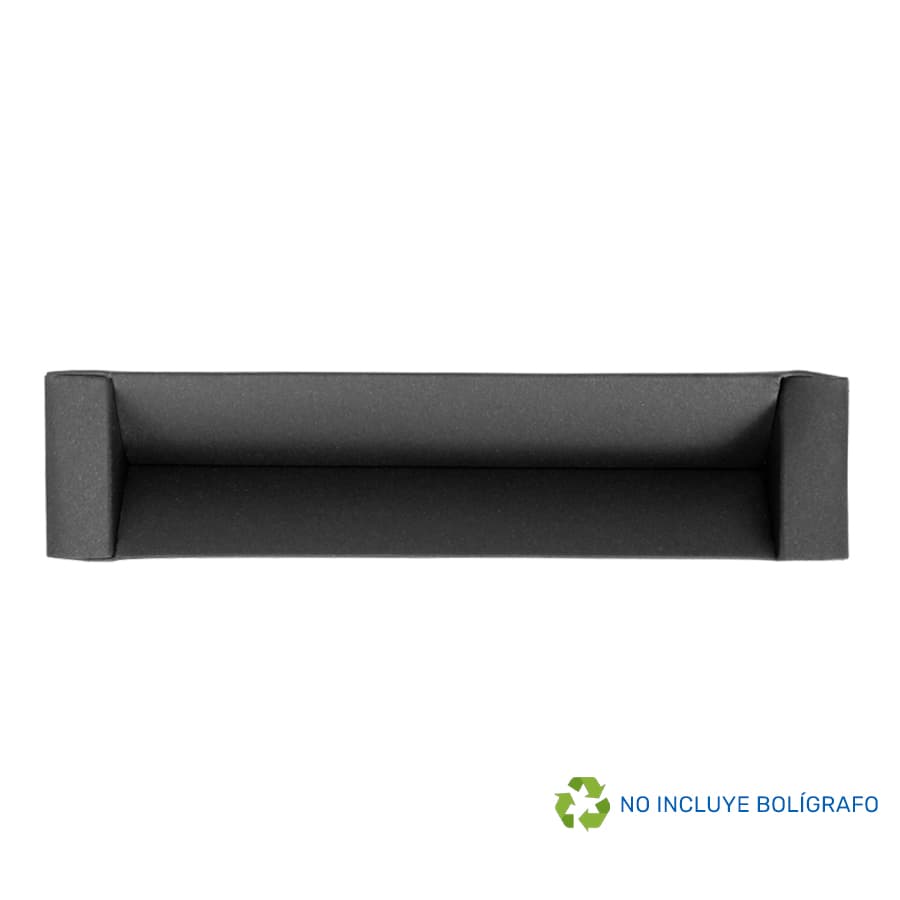 Estuche Porta-Lápiz o Bolígrafo, en cartón negro.