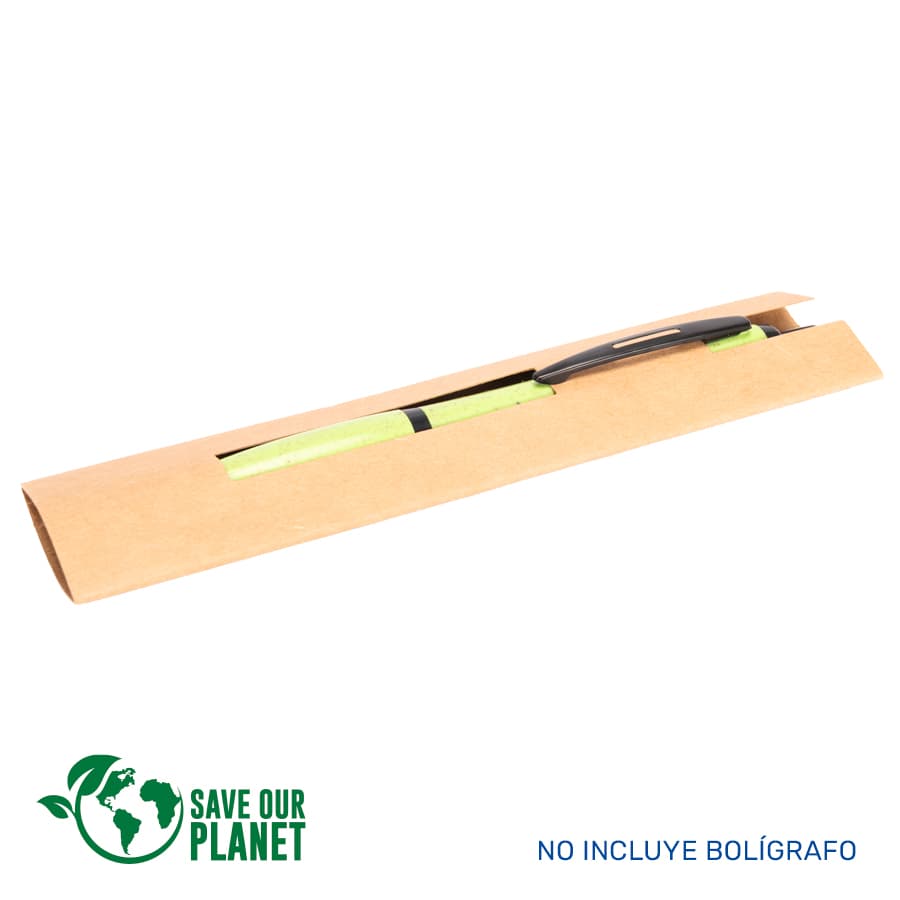 Estuche Porta-Lápiz o Bolígrafo, en cartón reciclado. - imagen 3