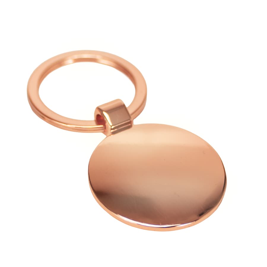 Llavero redondo encobrizado negro «PETE» - imagen 2