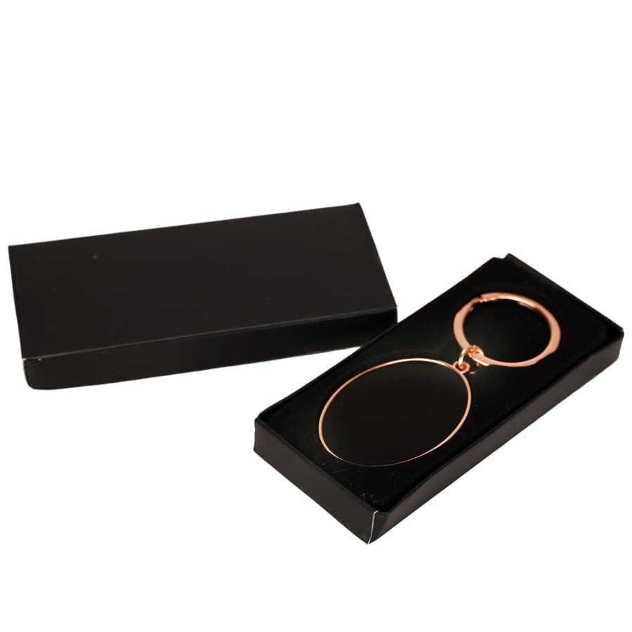 Llavero ovalado encobrizado negro «SAM» - imagen 3