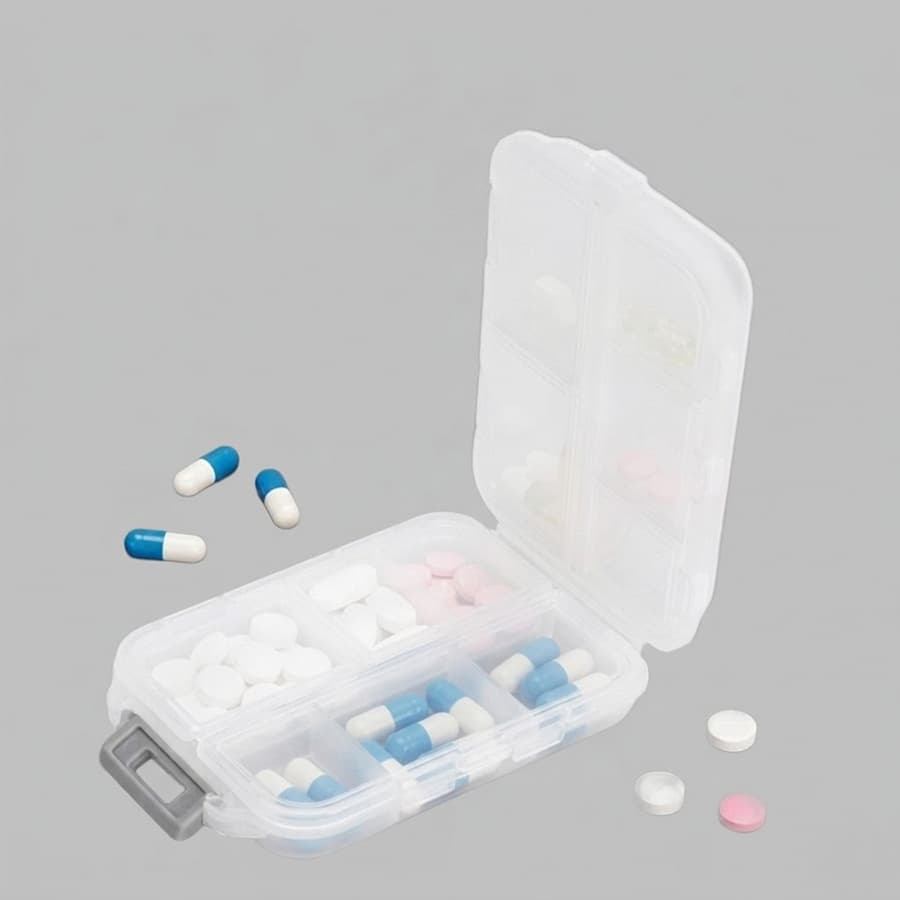 Pastillero Plástico 10 compartimentos «DOCTOR» - imagen 4